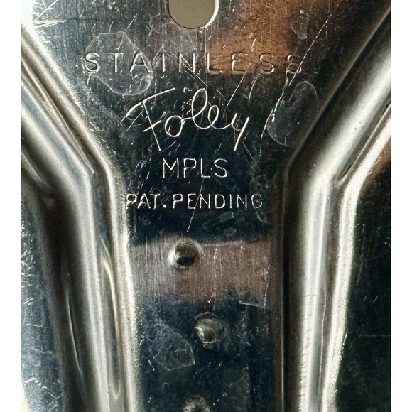 Vintage Spatula Stainless Foley MPLS Patent Pending MCM Style - Picture 2 of 6